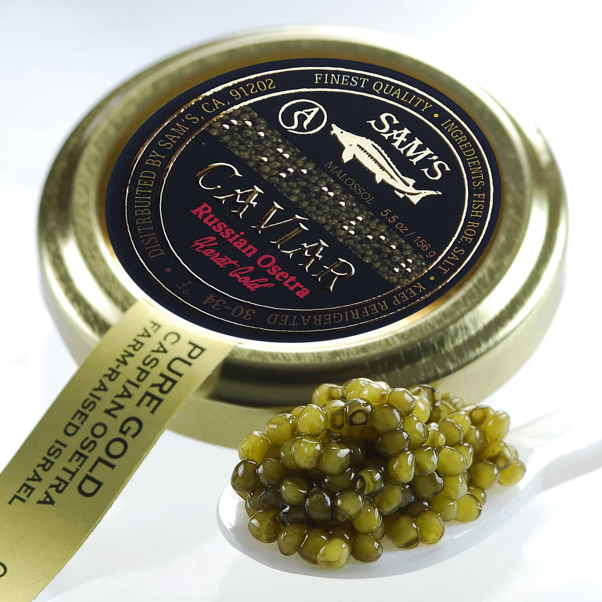 Caspian Osetra Karat Caviar - Gold