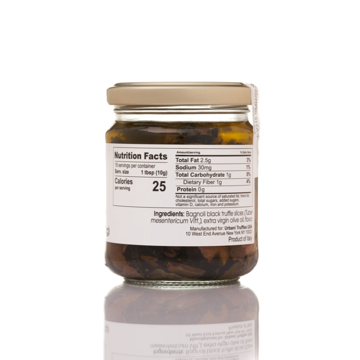 Italian BLACK CARPACCIO in Olive Oil Shaved Truffles